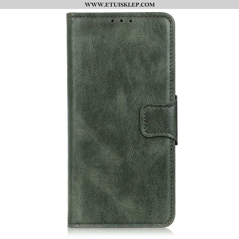 Etui Folio do Sony Xperia 10 IV Stylowe Skórzane Zapięcie Dwustronne